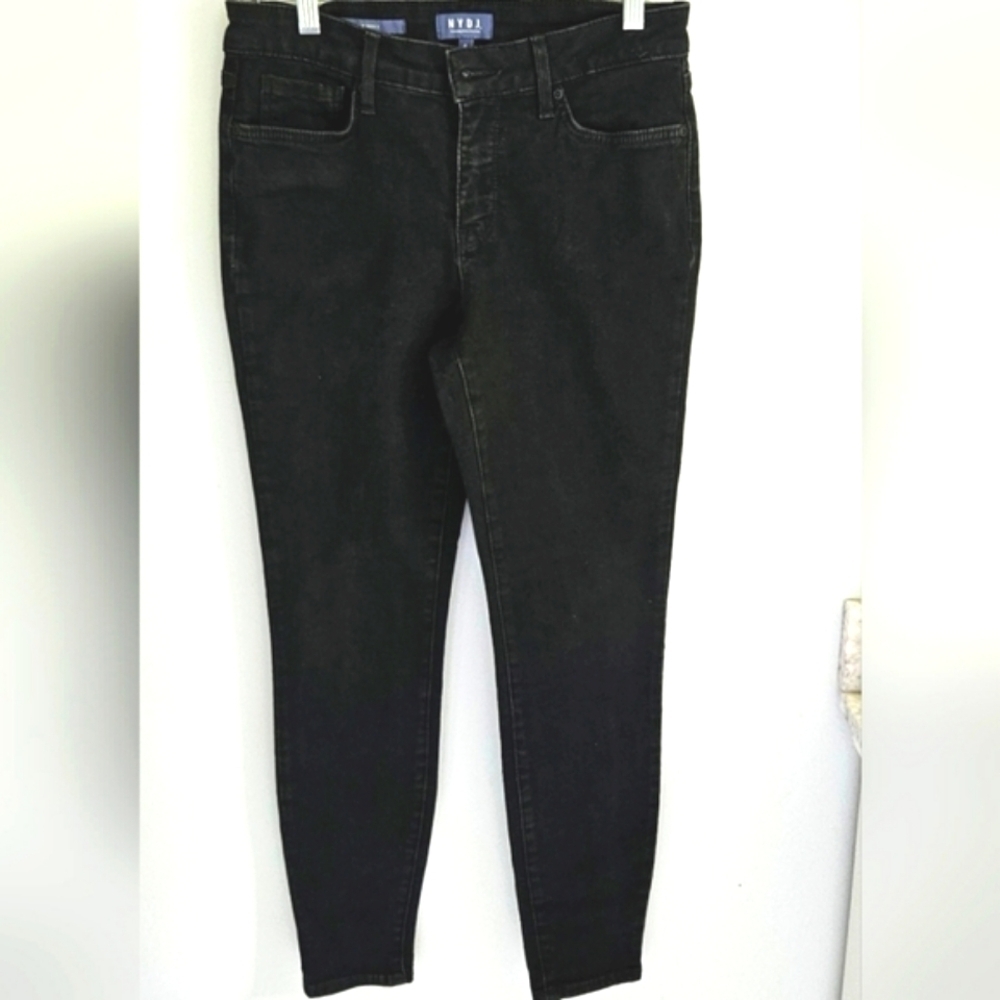 NYDJ black skinny jeans